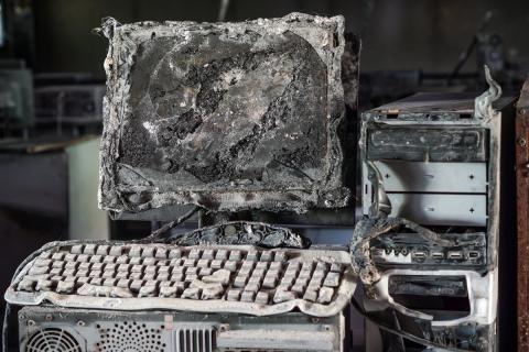 Melted Computer