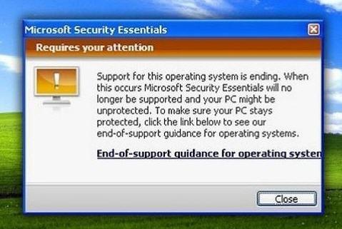 Microsoft Security Essentials Requires Your Attention